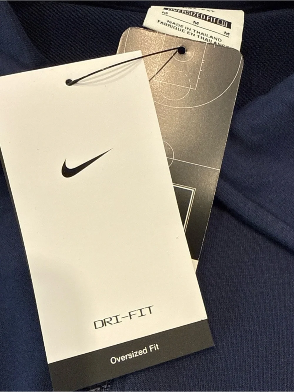 Women’s Size Medium Nike WNBA Indiana Fever Pullover Sweatshirt Blue - Picture 5 of 6